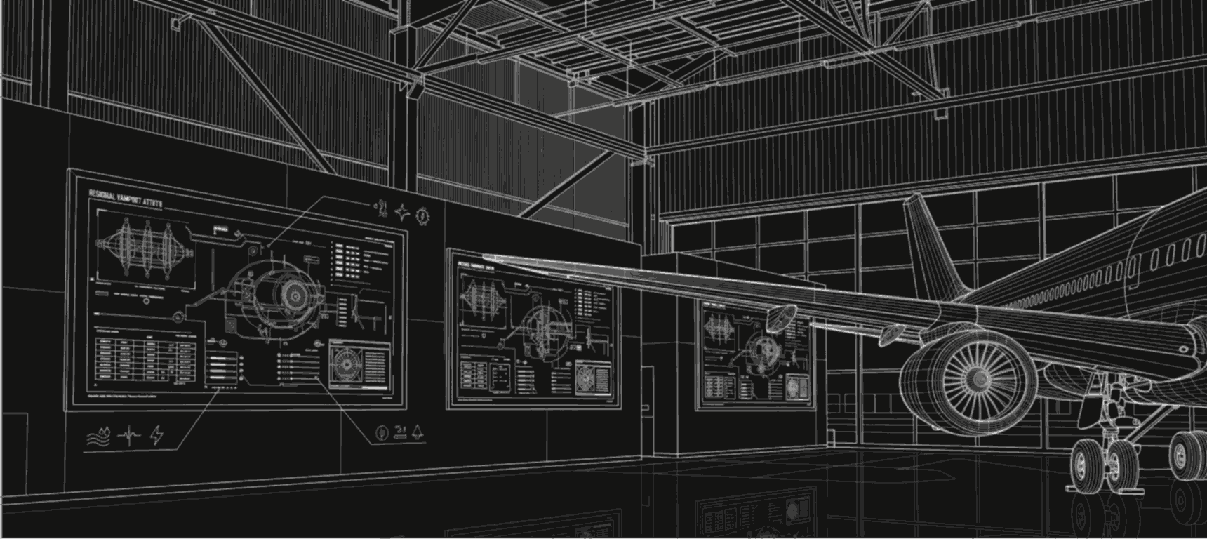 Aircraft maintenance and decision systems backdrop
